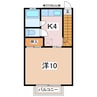 地中海 1Kの間取り