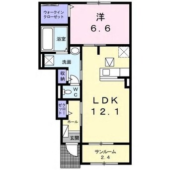 間取図 大糸線/北細野駅 徒歩7分 1階 築3年