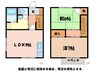 大糸線/南豊科駅 徒歩12分 1-2階 築32年 2LDKの間取り