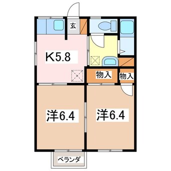 間取図 フォーブルみたけ