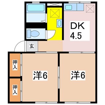 間取図 シティハイムソファレ