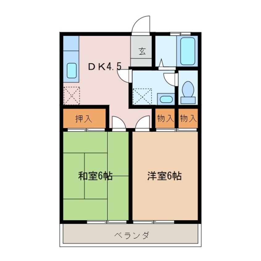 間取図 安曇野観光ビル