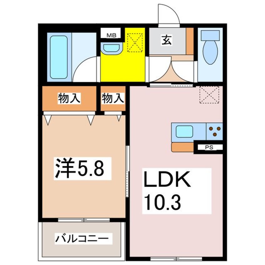 間取図 ウインドワード豊科