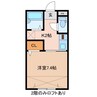 ブロッサムS 1Kの間取り