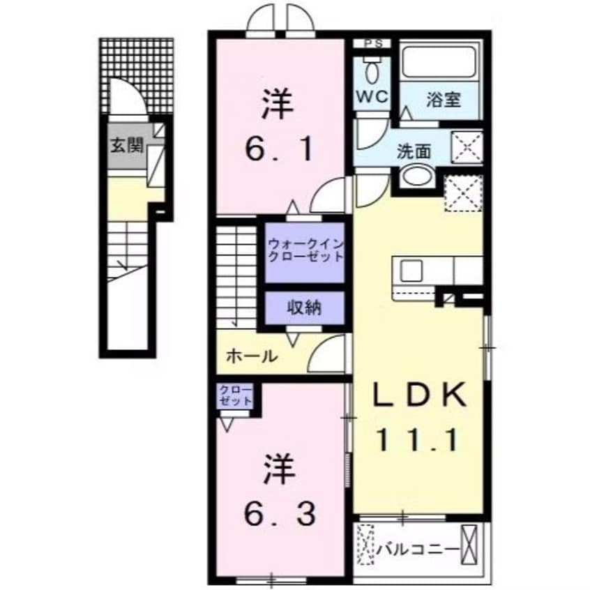 間取図 モンテ・バレーナ