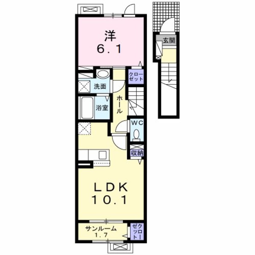 間取図 エスペランサM