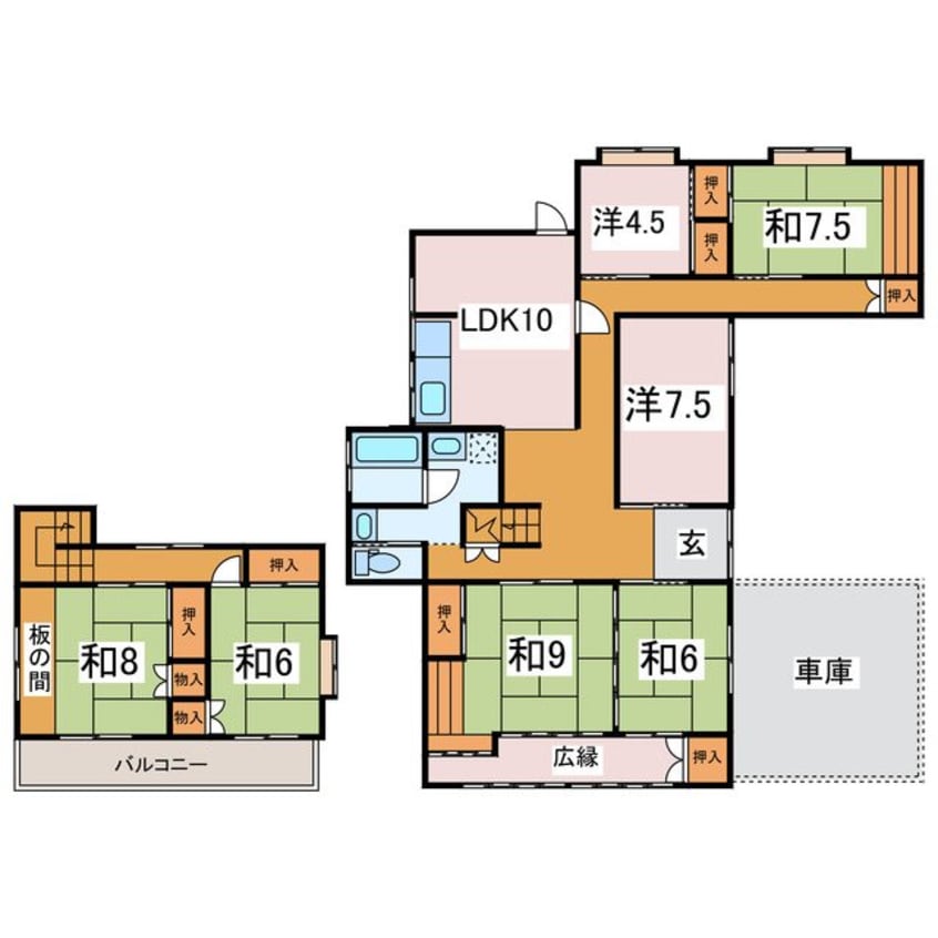 間取図 波田N住宅