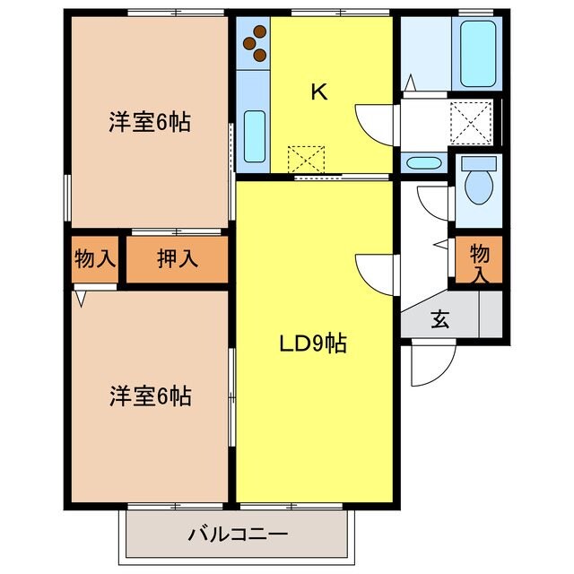 間取り図 ニューセジュール夢Ａ