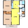 ニューセジュール夢Ａ 2LDKの間取り