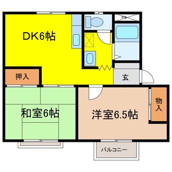 間取図 メゾニティ小沢