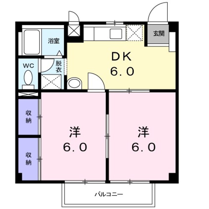 間取図 ハイム丸芝A