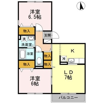 間取図 中央本線（甲信越）/塩尻駅 徒歩9分 3階 築24年