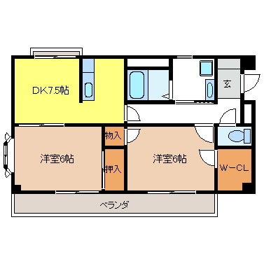 間取り図 スカイコートＦ
