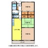 ウエストフィールド 3LDKの間取り