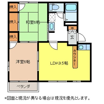 間取図 フレグランスグリーン