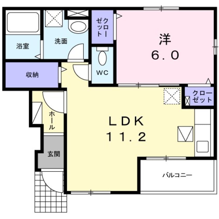 間取図 グランシャリオ（大東高出）