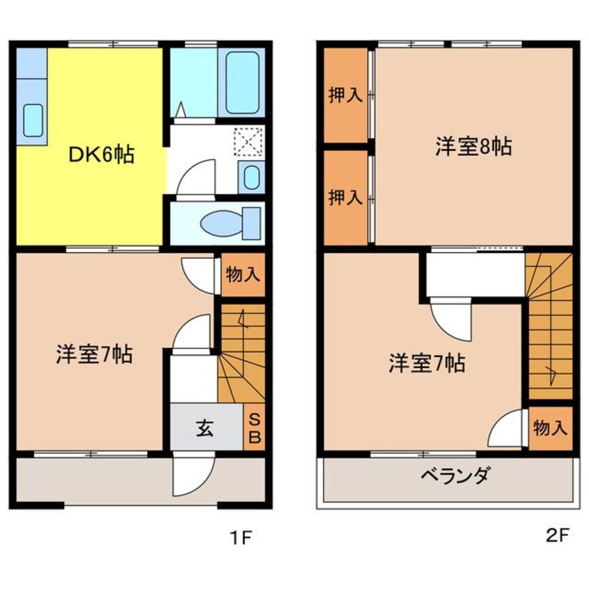 間取図 パルデンス小林