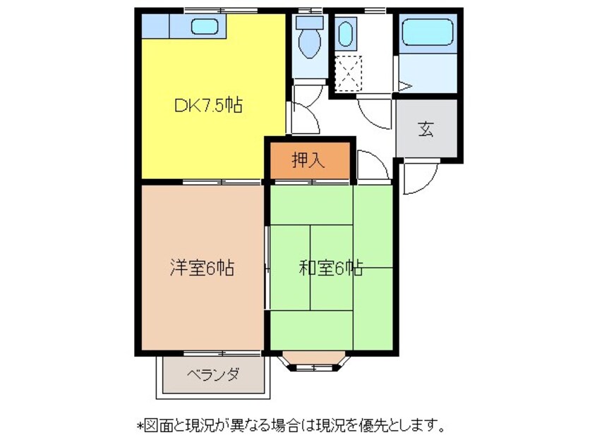 間取図 パークハイツＡ