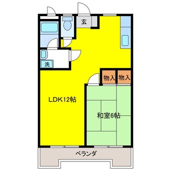 間取図 メゾンサンシティー