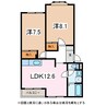 リィンフォース芙蓉 2LDKの間取り