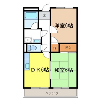 間取図 Limpia加賀
