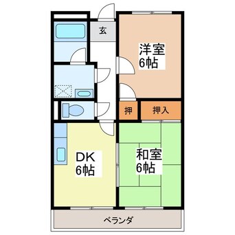 間取図 Limpia加賀