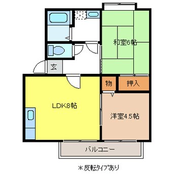 間取図 サンビレッジ柴田Ｂ