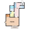 エコモリシタ 1Kの間取り