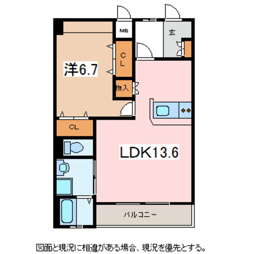 間取図 Plaisir　B