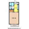リビングタウン広丘Ｂ 1Kの間取り