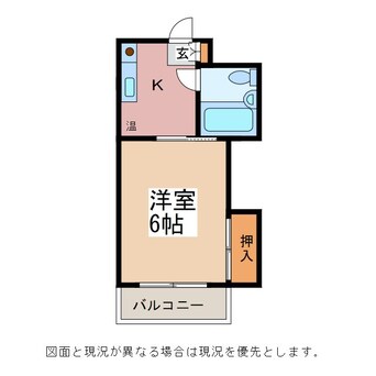 間取図 コーポアラモード　エイト