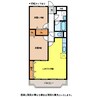 グレース塩の道 2LDKの間取り