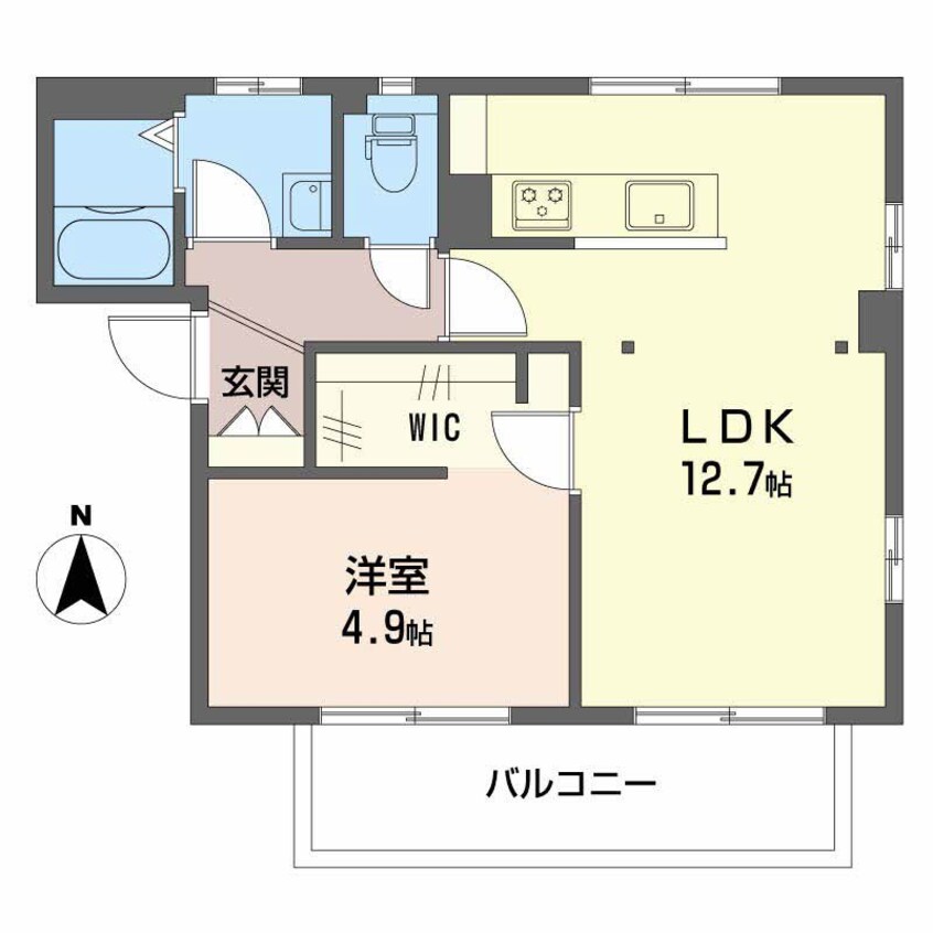 間取図 フレグランスアゼリアＡ