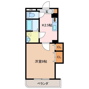 間取図 エクシブ金塚B棟