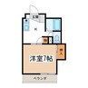 篠ノ井線/平田駅 徒歩30分 3階 築30年 1Kの間取り