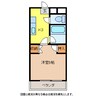 ビックソルトヒルＡ 1Kの間取り