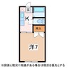 コーポ前川 1Kの間取り