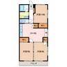 長丘タウンハウス 3DKの間取り