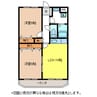 ソレイユコートＳ 2LDKの間取り
