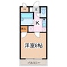 アビタシオンラフィネ 1Kの間取り