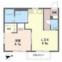 ディアス　松美の間取図
