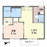 篠ノ井線/塩尻駅 徒歩24分 2階 築29年 1LDKの間取り