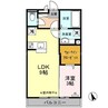 ヴェルドミール 1LDKの間取り