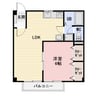ファミーユ新村A 1LDKの間取り