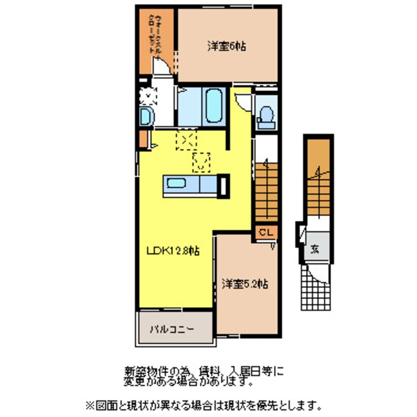 間取図 ヴェルフィオーレ・Ｋ