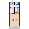 リトルベア並柳 1Kの間取り