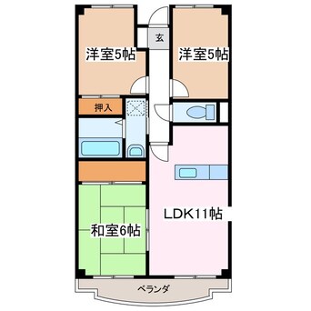 間取図 メゾン・ド・レーヴ