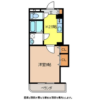 間取図 エクシブ広丘駅東Ａ