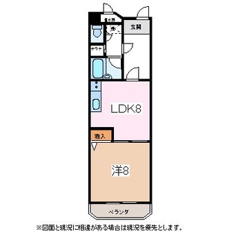間取図 第二コーポかどや