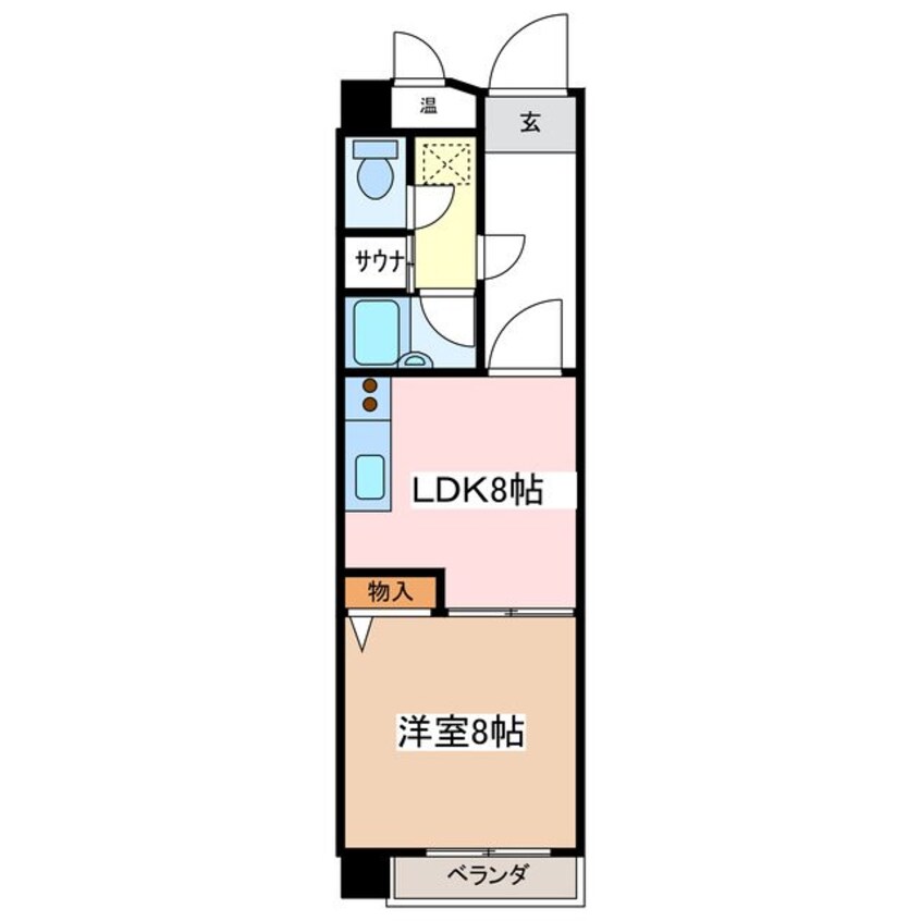 間取図 篠ノ井線/平田駅 徒歩18分 2階 築31年
